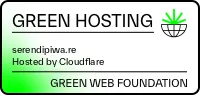 Serendipiware's Badge from Green Web Foundation proving we use green solutions.
