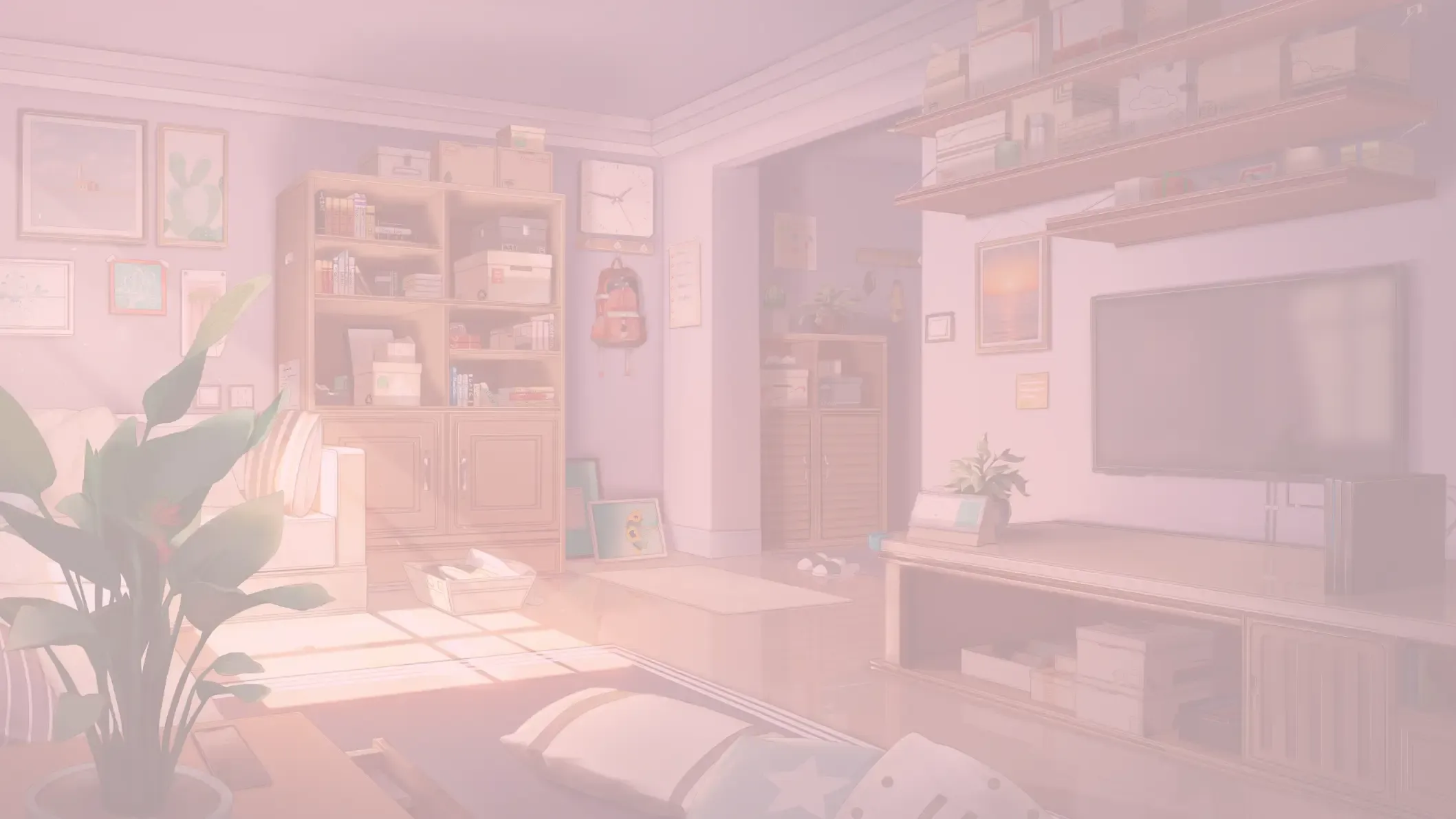 Illustation cover of a living room.