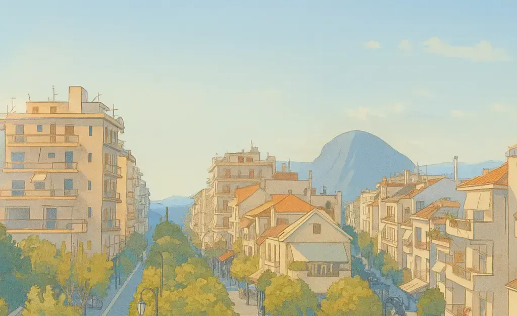 Illustation cover of Patras, Greece